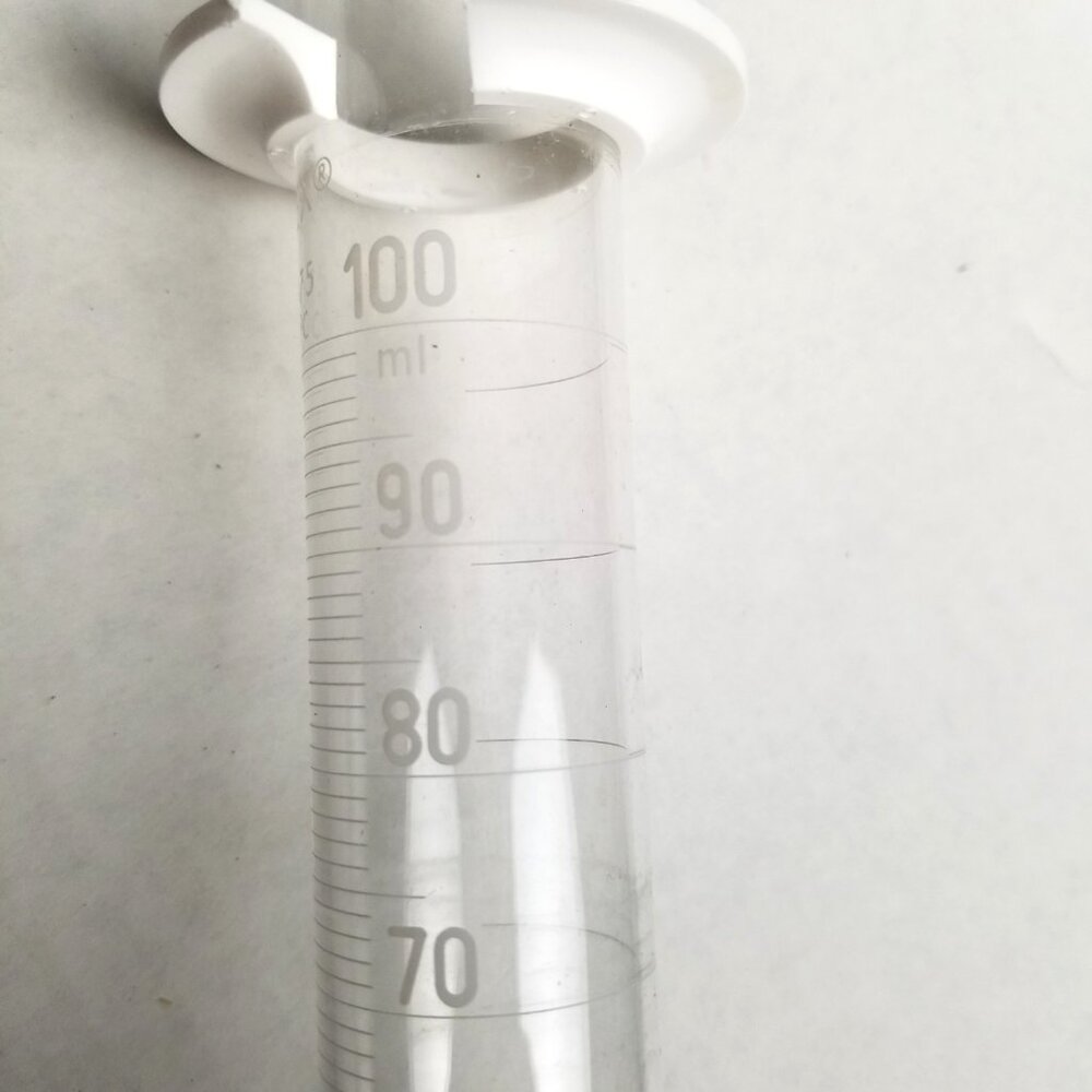 Pyrex 100mL Glass Graduated Cylinder Lab Measuring STEM Chemistry - Picture 5 of 9